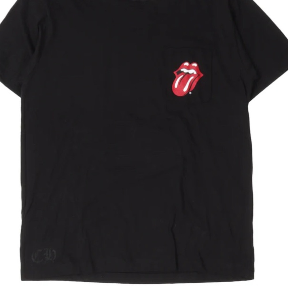 Chrome Hearts Black Tee with Red Graphic